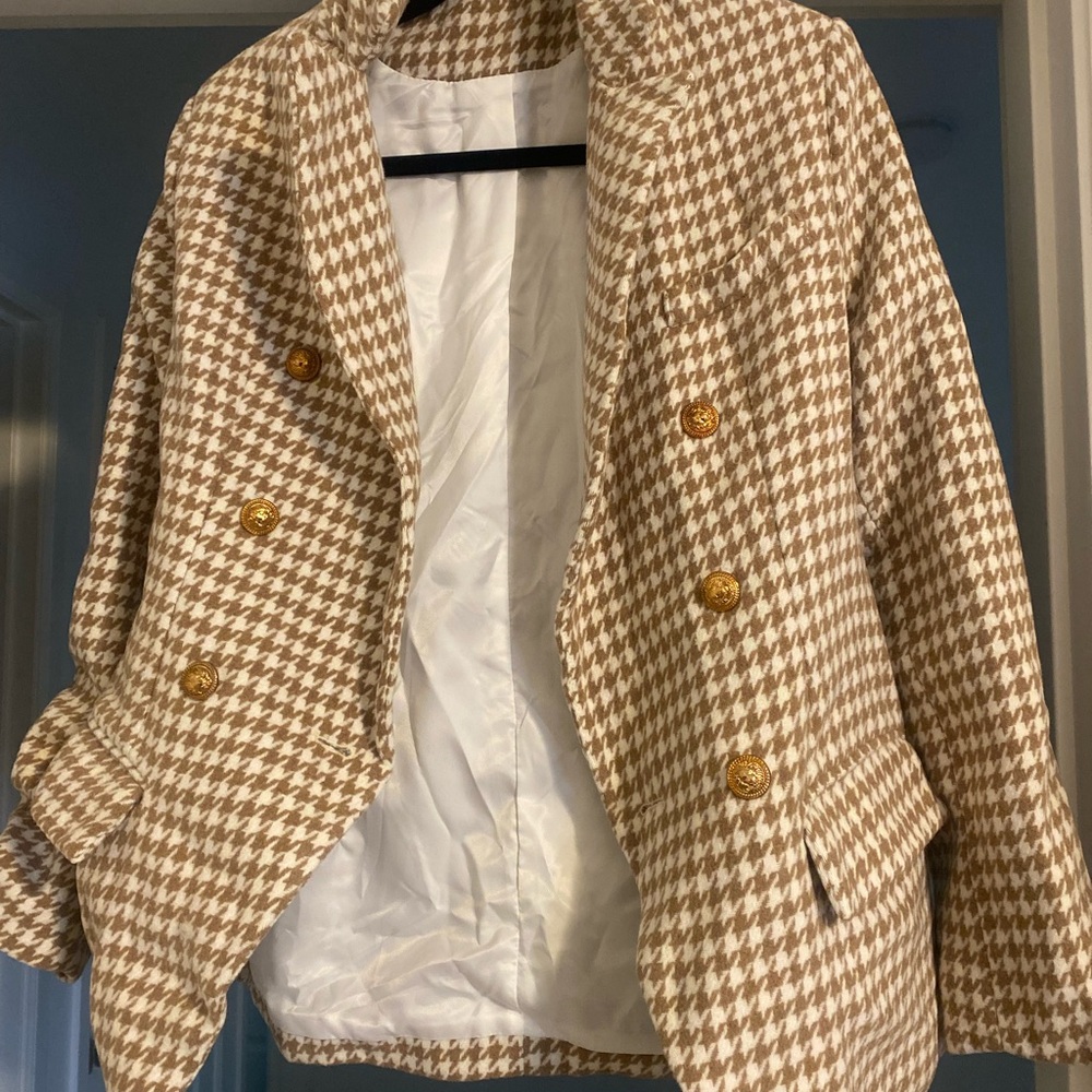 Double Lined Polyester Blazer - image 6